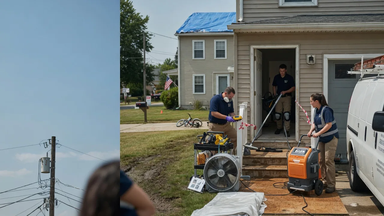 Water Damage Repair in New Sharon, ME near me